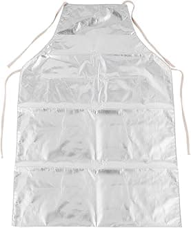 Heat Resistant Apron，Aluminum Foil Apron High Temperature Work Apron Anti Thermal Radiation 1000°C