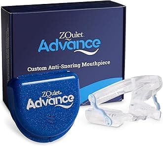 Advance, Custom Anti-Snoring Mouthpiece, Adjustable Mouthguard with 4 Jaw Advancement Sizes, Slim & Low-Profile, Clear