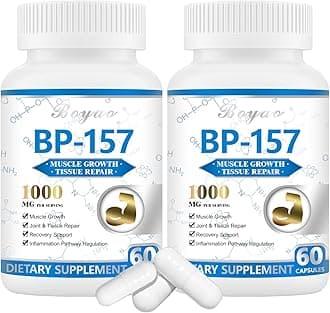 BP157 Peptide Capsules Collagen - 1000Mg, Supports Muscle Growth, Tissue Repair, Strength, 120 Count