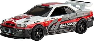 Hot Wheels Nissan Skyline GT-R BNR34 Die Cast 1:64 Scale 7 cm Length HKC28 Pop Culture Series