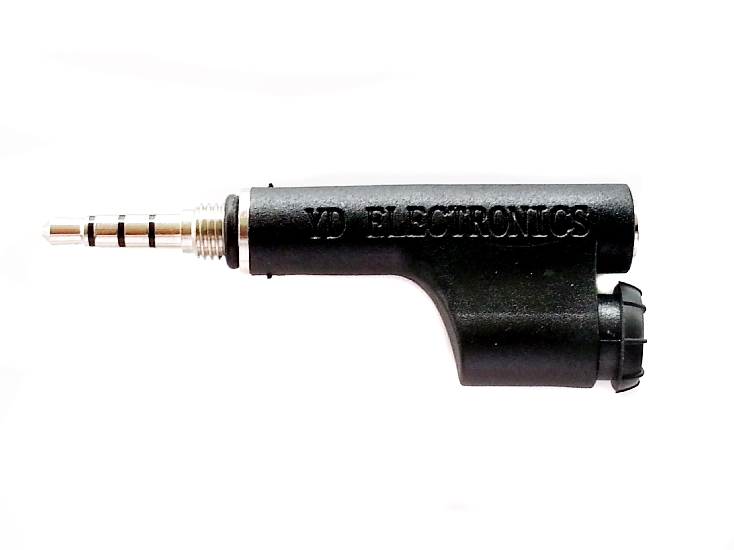 YD ELECTRONICS Headphone Adapter - New Design - With Jack Cover for Ipad 2/3/4 and AIR 1 nuud Lifeproof Cases - They do not fit AIR 2 nüüd (non threaded jack) cases