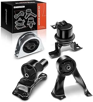A-Premium 4PCS Engine Motor Mount and Transmission Mount Set Compatible with Mitsubishi Lancer 2002 2003 2004 2005 2006 2007 L4 2.0L, Manual Transmission