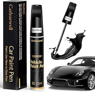 Black Touch Up Paint for Cars, Auto Car Paint Touch Up Paint Pen for Deep Scratches, Car Scratch Repair Pen, Quick and Easy Solution to Repair Minor Automotive Scratches (Pearl Black)