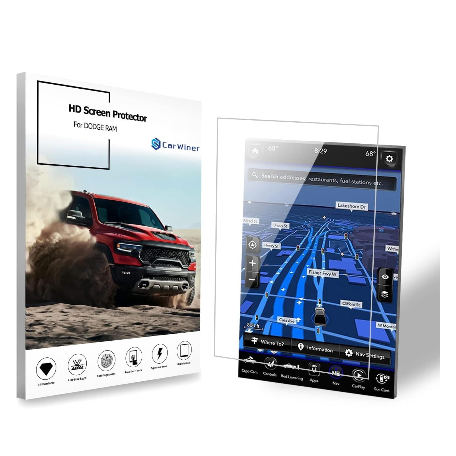 Carwiner Screen Protector-HD