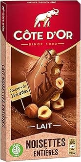 Cote D'Or Lait Noisettes 180g Bar