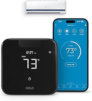 Max | Smart AC Controller, WiFi Thermostat for Mini Split, Windows, Portable ACS/Heat Pumps | Artificial Intelligence Based Technology | Free App, No Subscription, Alexa,