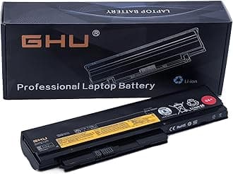 GHU New Battery 44+ 58 WHR Replacement for 0A36306 0A36307 0A36305 45N1019 45N1023 45N1025 0A36281 0A36282 0A36283 42T48 X220s 45N1019 45N1023 45N1025 0A36281 0A36282 0A36283 42T4863 42Y4864 42T4867