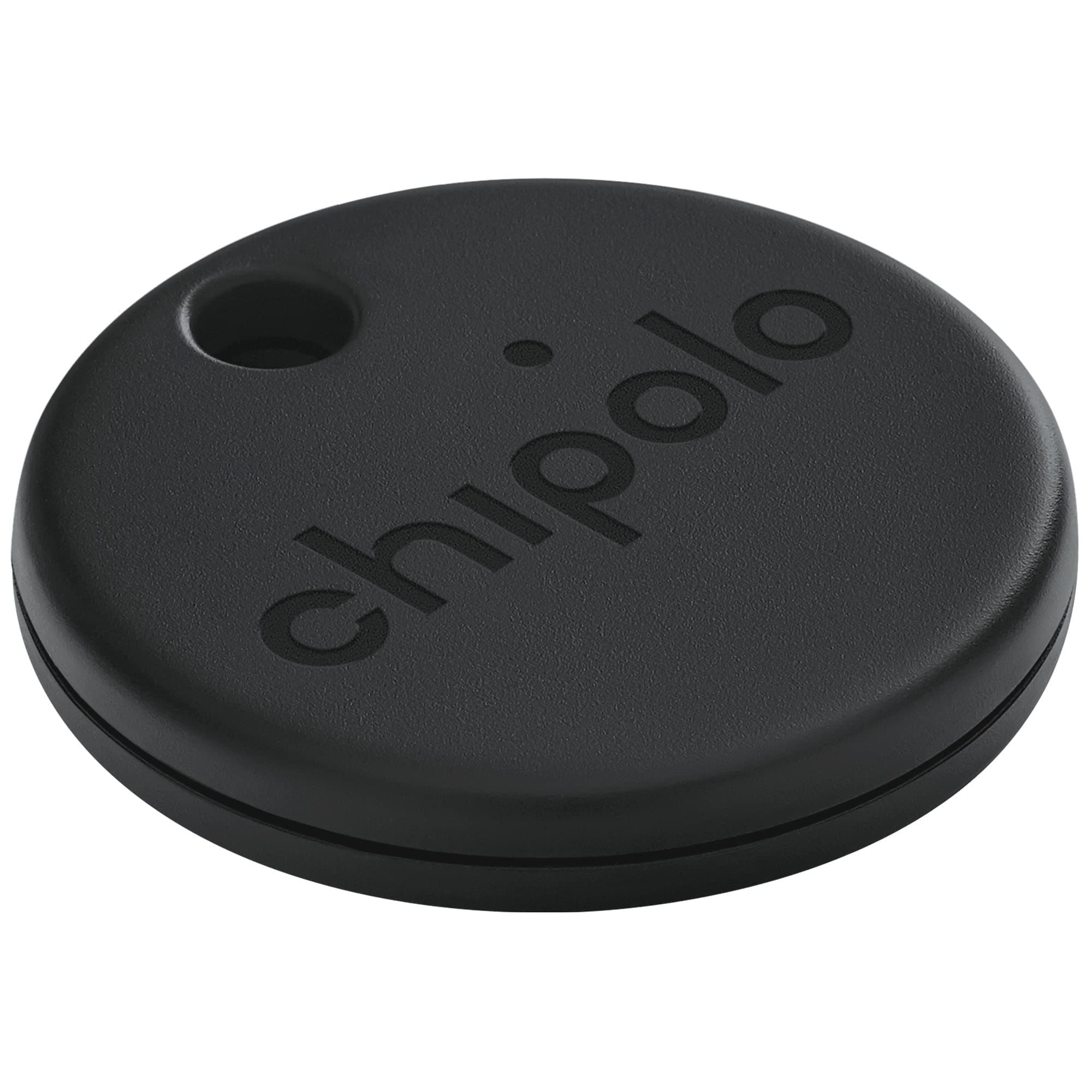 Chipolo ONE Spot - 1 Pack - Key Finder, Bluetooth Tracker for Keys, Bag - Works with the Apple Find My app (only for iOS) (Almost Black)