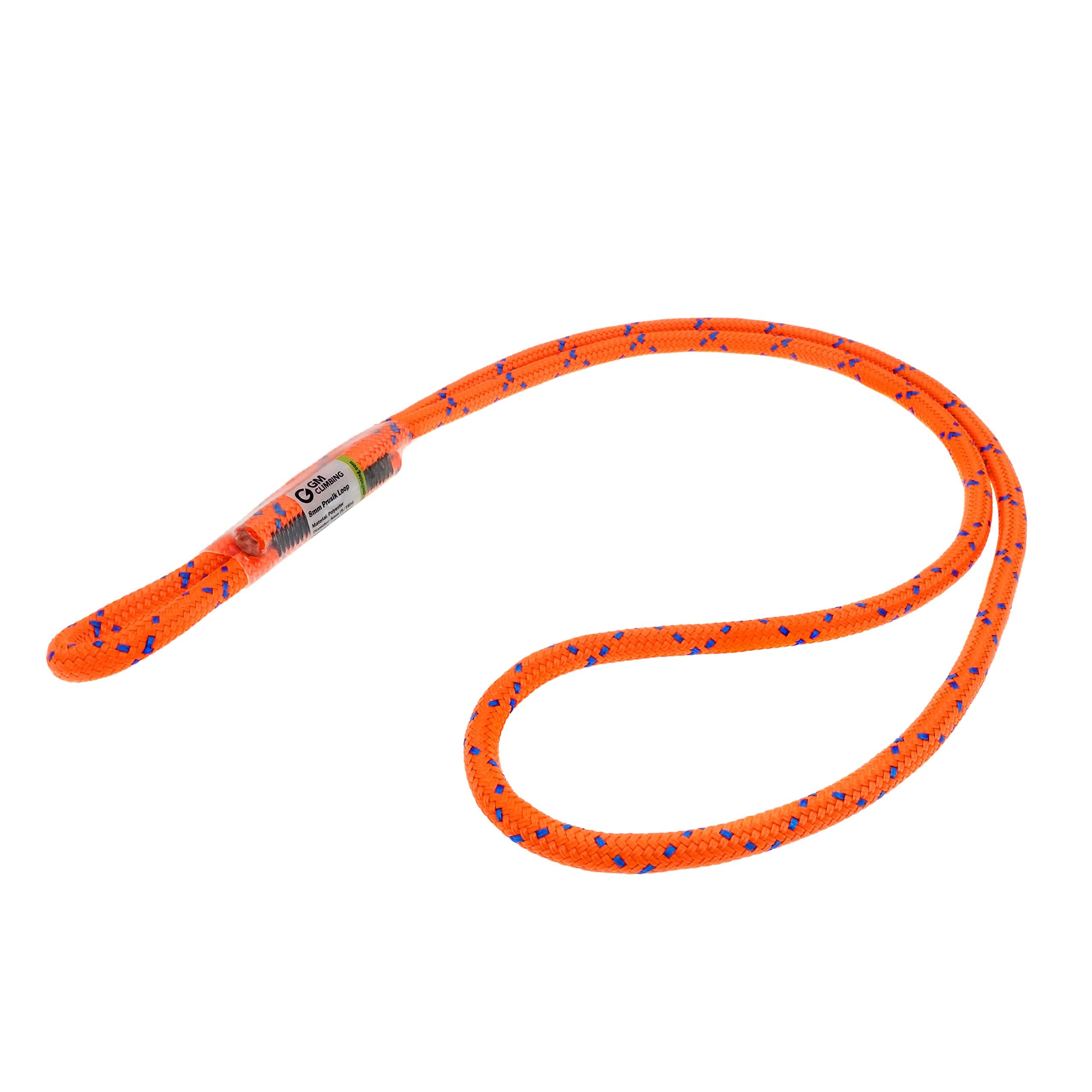 GM CLIMBING Double Blade 8mm Pull Elastic Loop Cord Climbing Arborist Tree Climbing 46CM / 62CM Length Adjustable