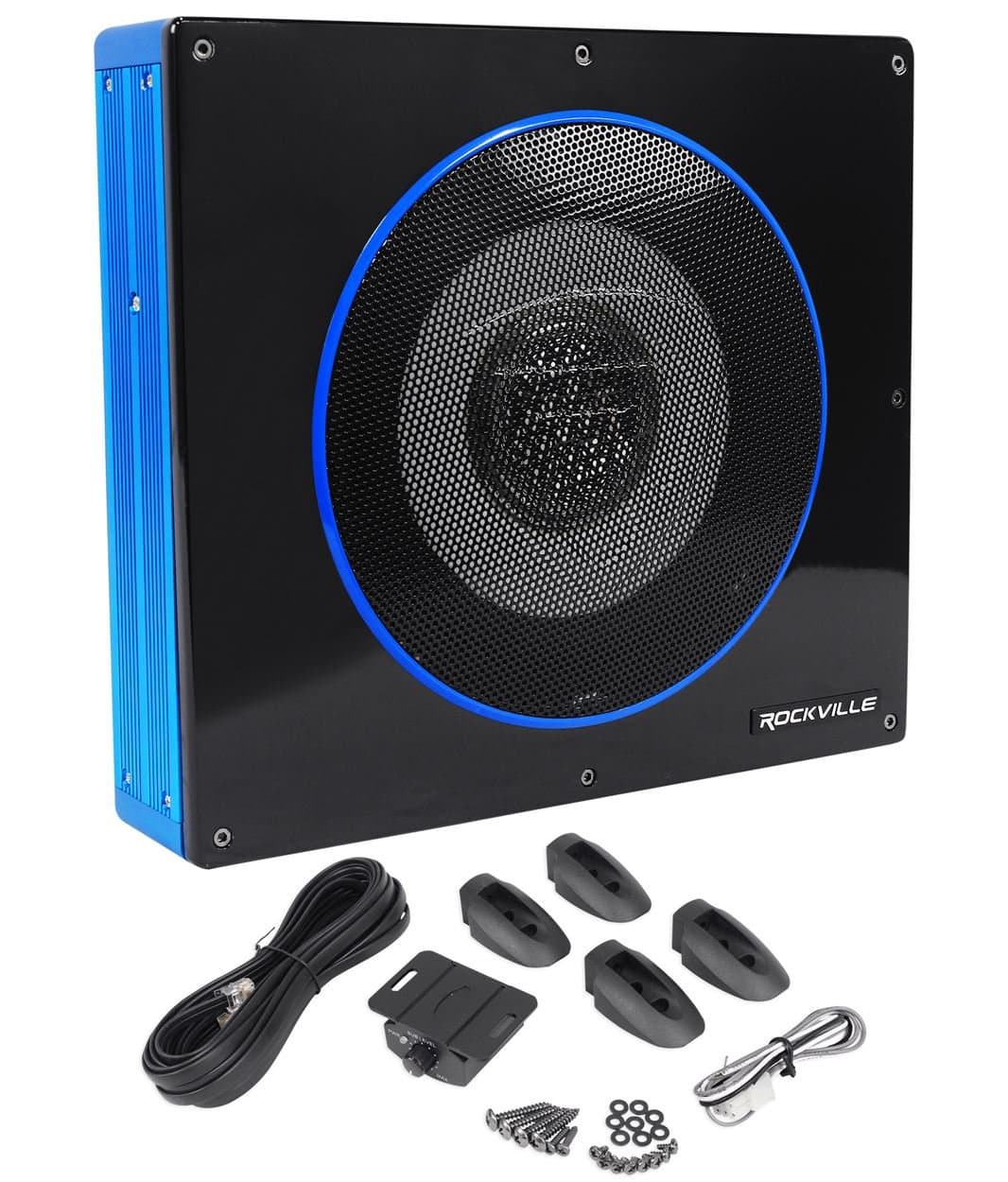 RW8CA 8" 600 Watt Low Profile Under-Seat Active Powered Car Subwoofer