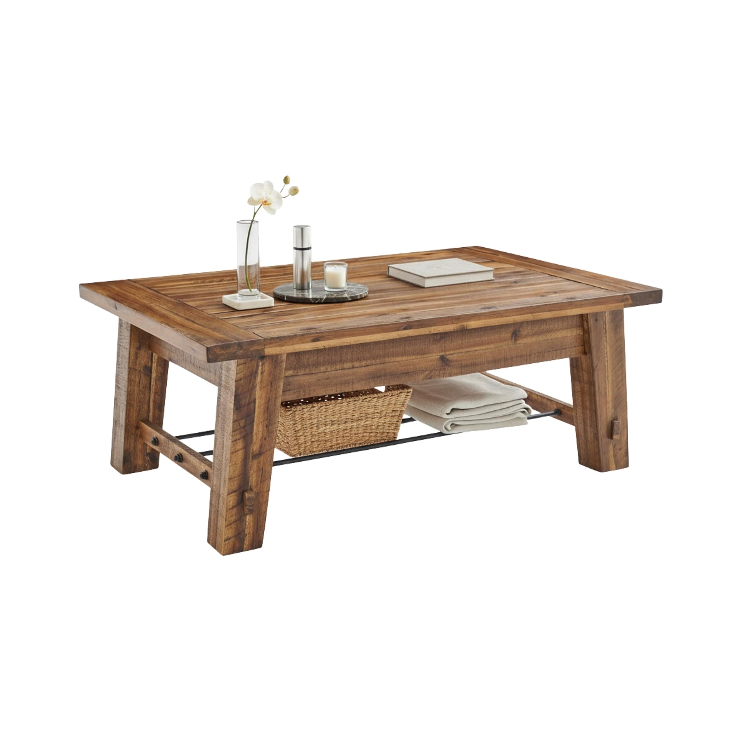 Durango 48L Industrial Wood offee Table