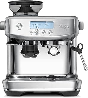 Sage - The Barista Pro, Bean to Cup Coffee Machine with Grinder and Milk Frother, Brushed Stainless Steel