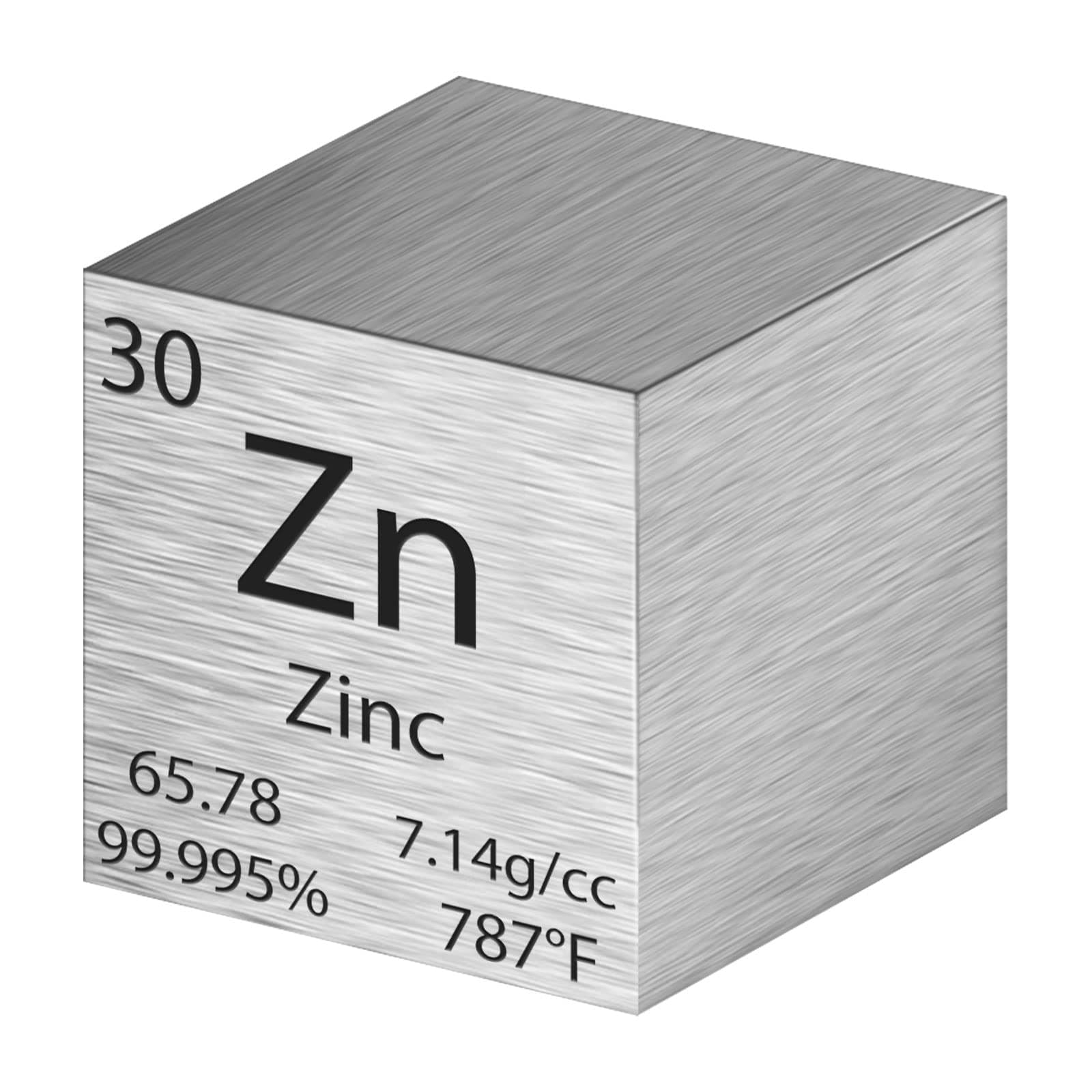 Cube Density Cubes High Density Element for Element Collections Lab Experiment Material Heavy Small Objects Experience(1 Inch,Zinc)