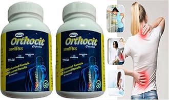 New 100% natural Neuro Orthocit Ayurvedic Joint Pain Relief Capsules, 500mg, 60 Capsules, For Arthritis & Sciatica pack of-2