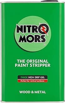 Nitromors Original Paint Stripper, Varnish & Lacquer Remover, for Wood, Metal & Concrete, 4 L