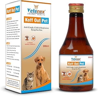 Koff Out Pet - Cough Syrup for Dog, Puppy and Cats - 200 ML
