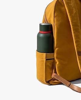 Dailyobjects Medium Size Pedal Everyday Casual Laptop Backpack Compatible With Upto 14 Inch Laptop, Unisex Travel Backpack Made Of Durable Canvas Material, Zippered Compartments With Pockets (Mustard)