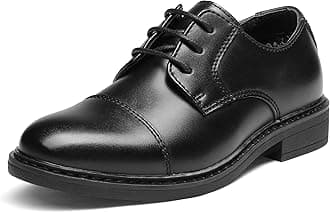 Bruno MarcSchool Shoes for Boys Derby, Kids Lace-Up Classic Oxfords Dress Shoes, Gentle Men Shoes for Wedding, Party, and Church