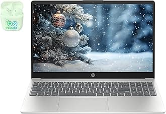15.6" FHD Business & Student Laptop Computer, 10-Core Intel Core i5, Windows 11 Pro Laptop with Microsoft Office Home & Business Included, PLUSERA Earphones (Intel Core i5, 32GB RAM | 1TB SSD)