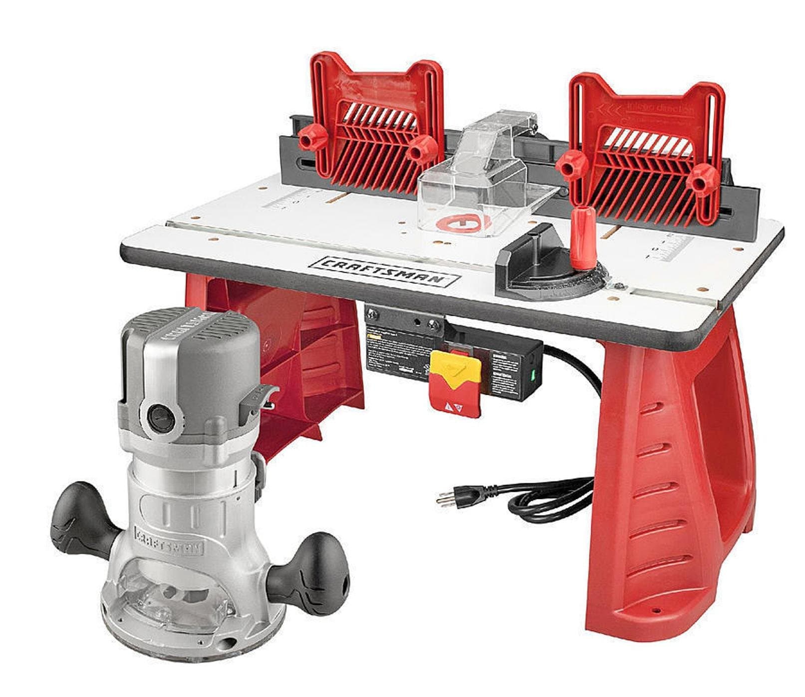 Craftsman 9.5 Amp Router Table Combo 1-3/4 HP Power Shaper Miter Gauge Woodwork