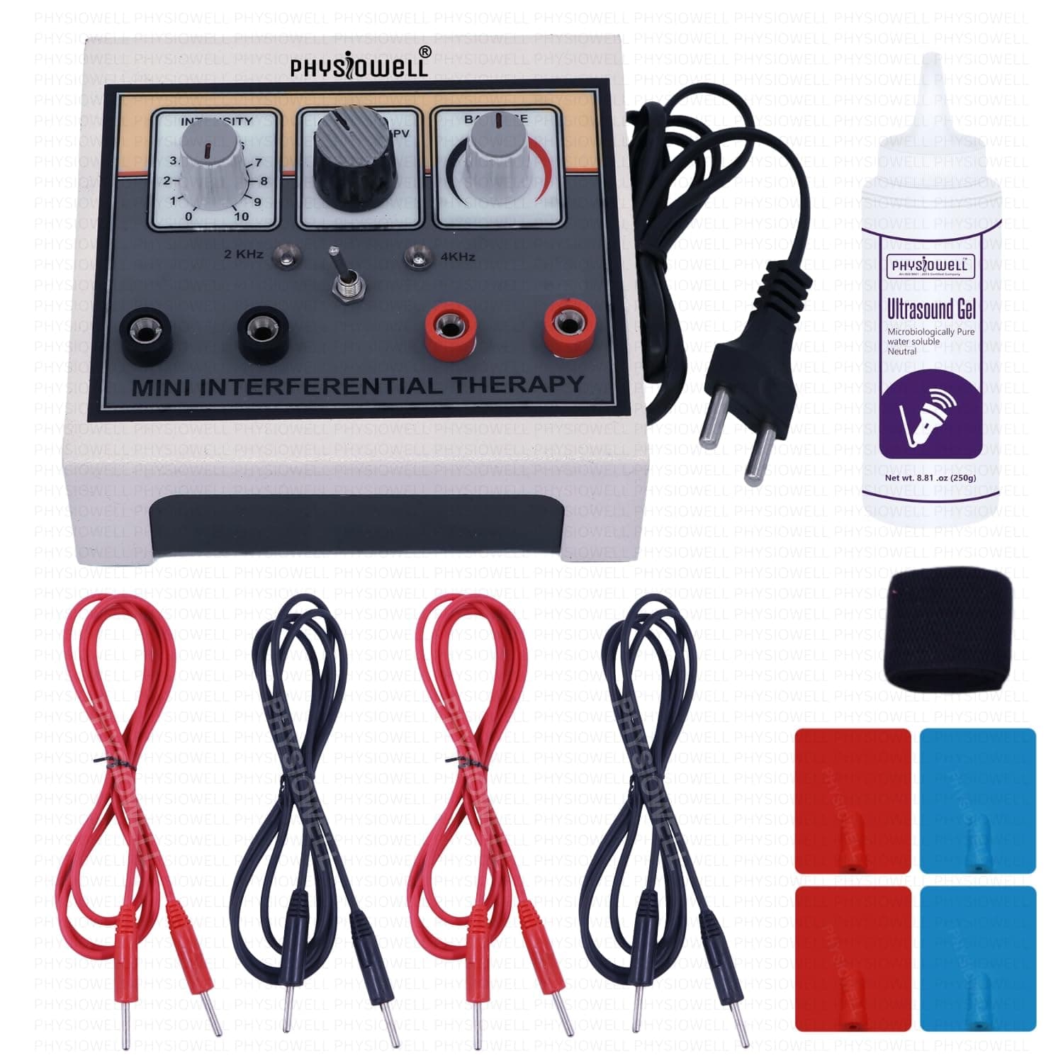 Physiowell IFT Machine for Physiotherapy | Interferential Therapy Machine for Pain Relief | Mini IFT Electrotherapy Device for Back Pain, Knee Pain & Muscle Recovery | Portable Physio Equipment with