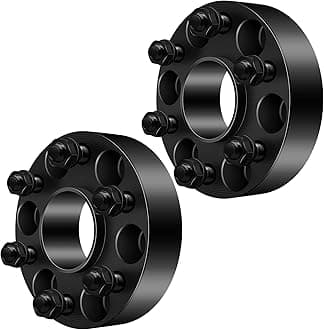 AINTIER 2pcs 1.5 inch Hubcentric Wheel Spacers 6 Lug 6x120mm to 6x120mm with 14x1.5 Studs Compatible with for Colorado for Traverse for Canyon Wheel Spacers