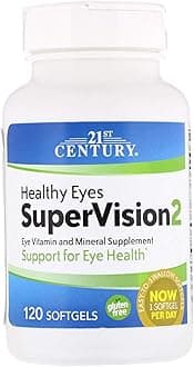 Healthy Eyes SuperVision2 Softgels, 120 Count (Pack of 2)