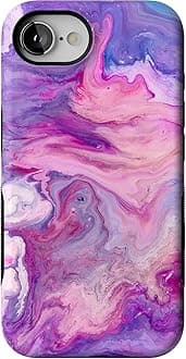 Casely iPhone 16e Case | Tie Dying Over You | Purple Marble | Compatible with MagSafe | Bold Protective Design