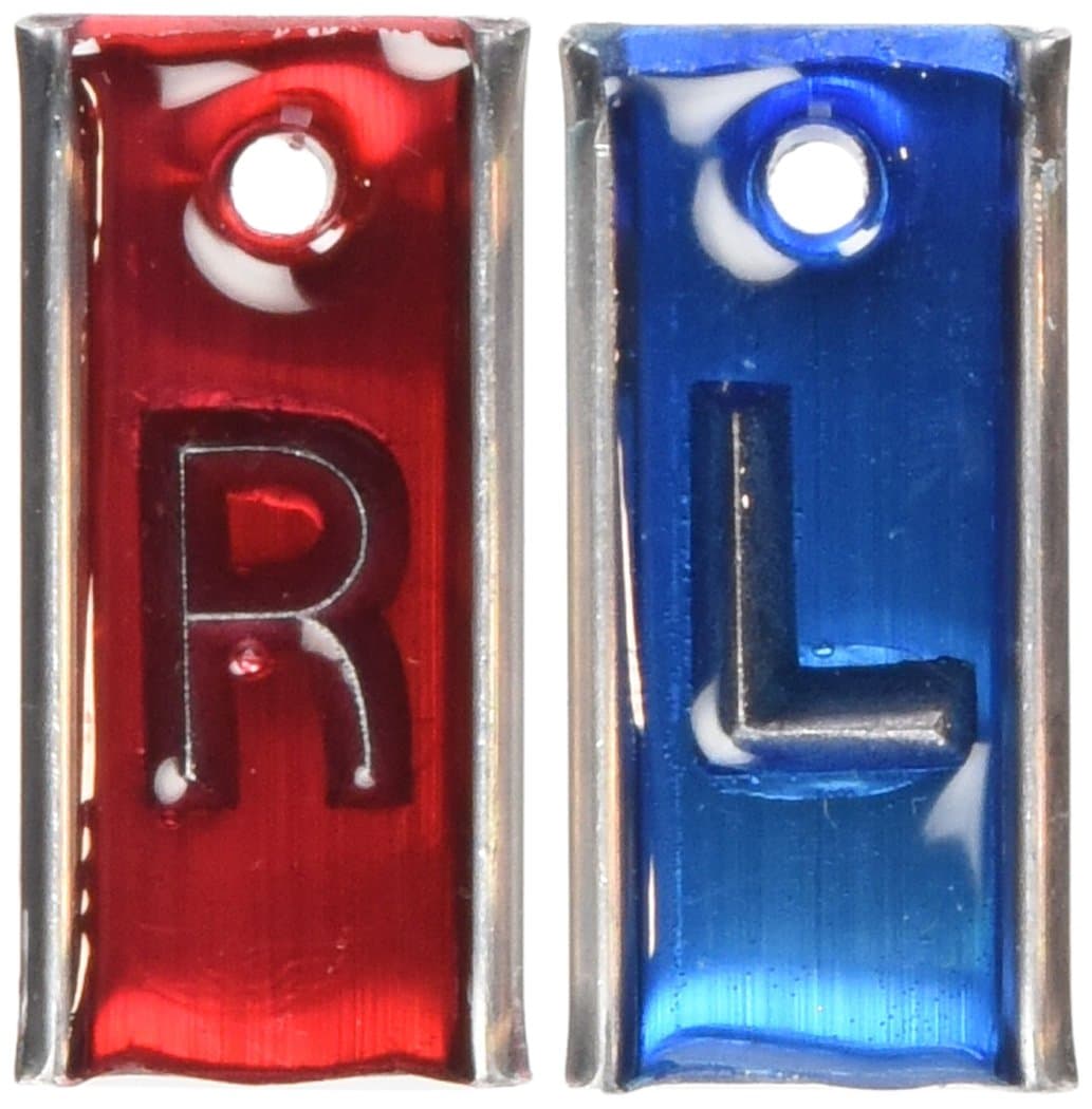 Leaded PB Markers for X-rays with Aluminum Backs