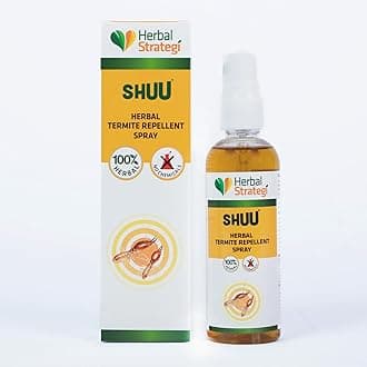 Herbal Strategi Termite Repellent Spray - Natural, Vegan & Eco-Friendly | 100% Herbal and Chemical free | Baby and Pet safe | Ayush certified | 100ml