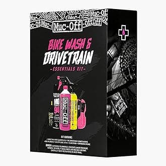 Bike Wash & Drivetrain Essentials Kit - Perfect Kit To Clean, Protect And Lube Your Bicycle Drivetrain - Includes Bike Cleaner, Lube And More
