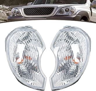 - For Hyundai Terracan 2001-2006 Front Corner Turn Signal Wide Light Lamp Indicator Headlamp with Bulb Pair
