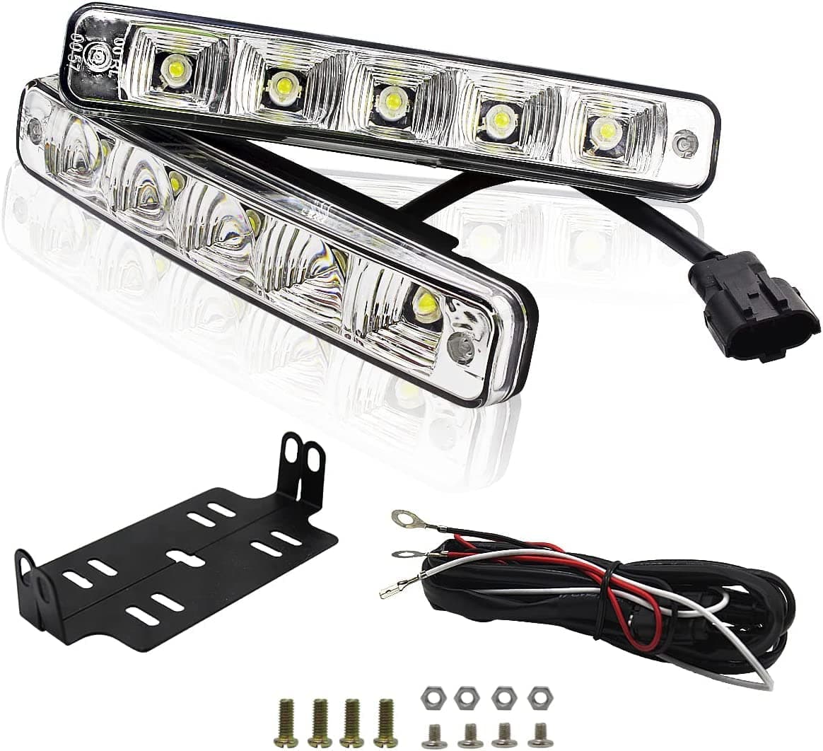 10W 12V Super Bright LED Daytime Running Light E4 Car Daylight [Energy Class A+]