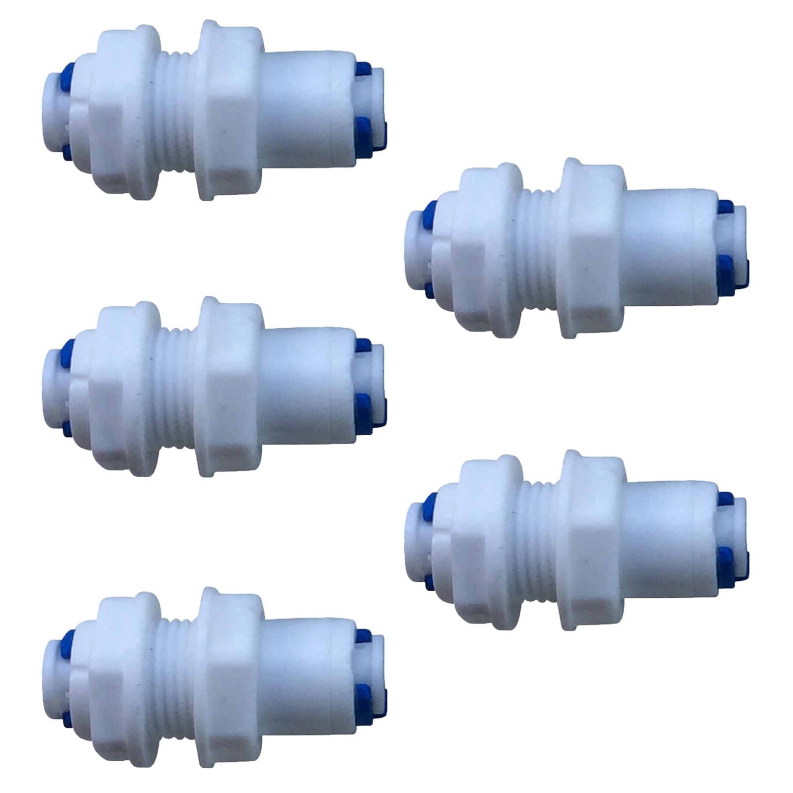 VYAIR 1/4" Bulk Head Adaptor/Connector (5)