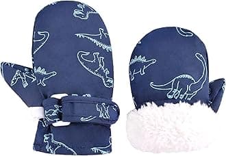 Toddler Winter Mittens Warm Fleece Lined Snow Mittens for Boys Girls Windproof Kids Gloves for Outdoor Activities