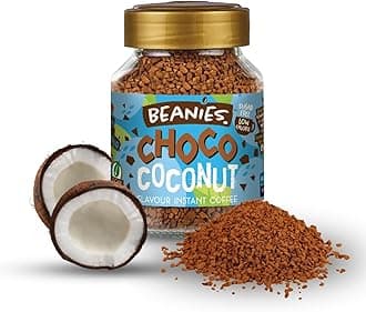 Beanies Choco Coconut Flavoured Instant Coffee | 50g | Freeze Dried Coffee with Rich Chocolate & Coconut