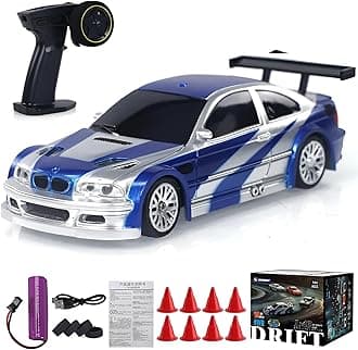 Remote Control Car, 2.4GHz High Speed 15KM/H RC Cars Toys,1/43 Scale Mini RC Drift Car, RTR Mini Racing Vehicle for Adults - Indoor/Outdoor Use (4302 1Battery Box)