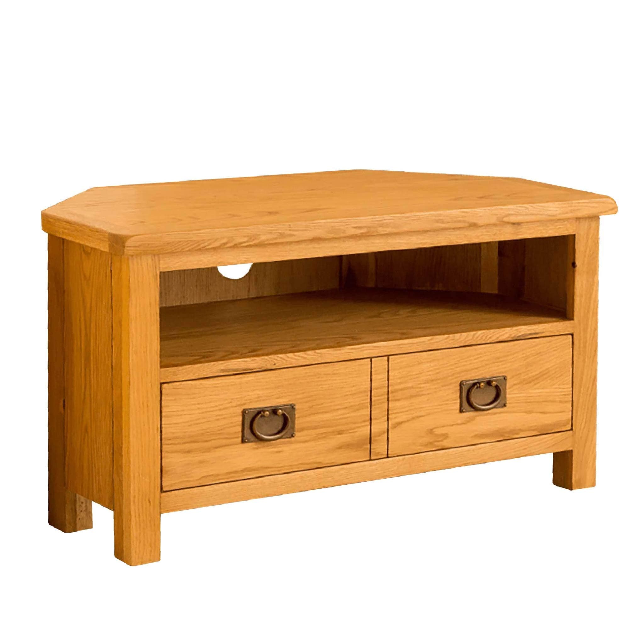 Lanner Oak Corner TV Unit
