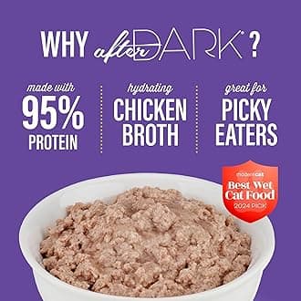 Tiki Cat After Dark Soft Pate, Chicken & Quail Egg, High-Protein Ingredients, Wet Cat Food for Adult Cats, 3 oz. Can (12 Count)