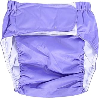 Jadeshay Adult Diaper,Reusable Adults Diapers Washable Diaper Pants Adult Incontinence Protection Diaper Adult Care Pants Elderly Cloth Diaper Breathable with Adjuatable Velcro