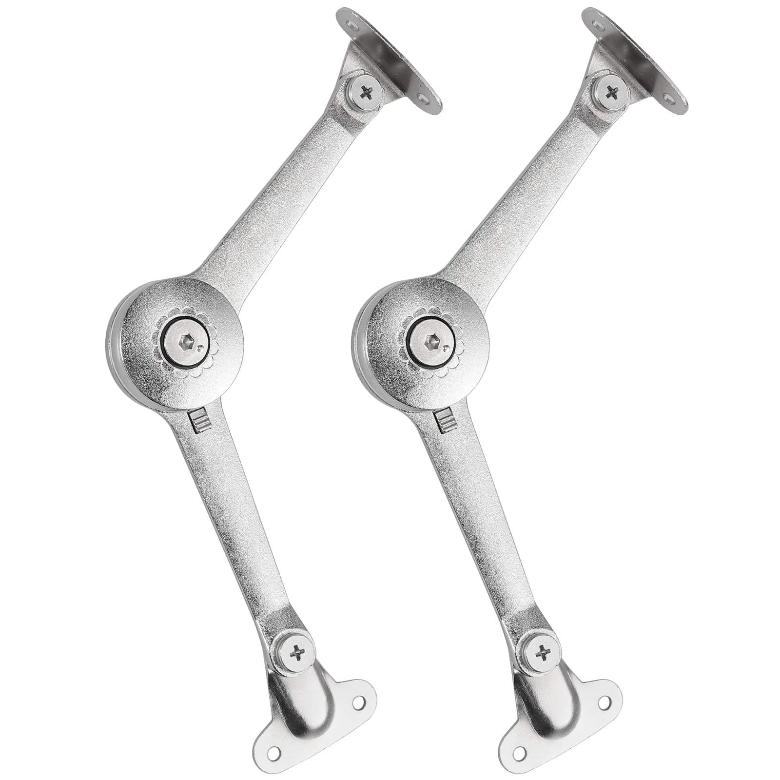 Tanice Lid Support Hinge 2 Pack Adjustable Lift up Stay Support Buffer Hinge for Kitchen Cabinet Door Cupboard