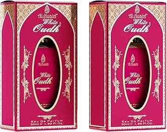 White Oudh Eau De Parfum For Men| EDP | Long Lasting Perfumes | Luxury Perfumes | Pack of 2 50ml each