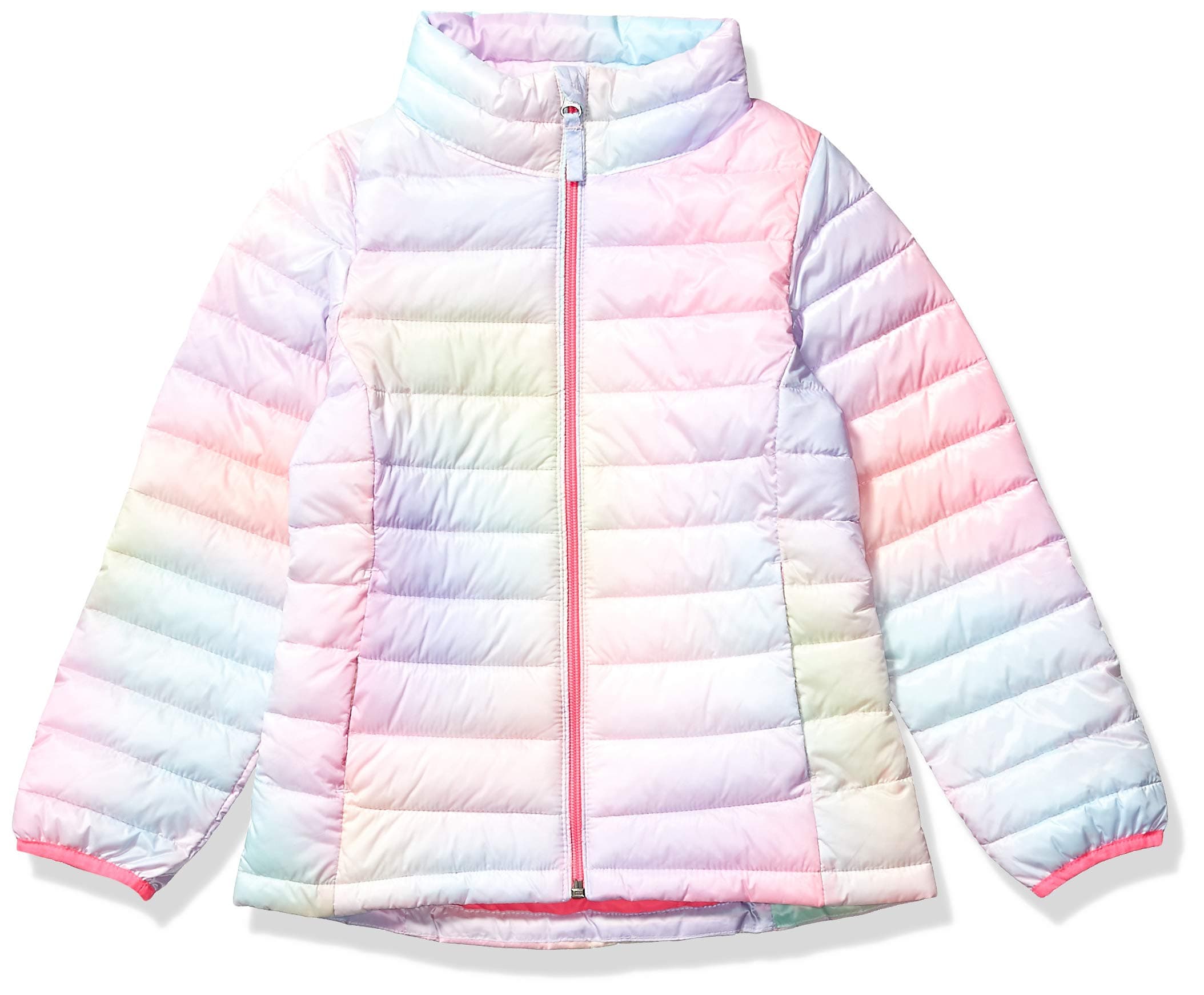 Amazon Essentials girls Light-weight Water-resistant Packable Mock Puffer Jackets