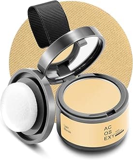 Root Touch Up Powder for Hair Coverage - Instantly Cover Gray, Thinning Hair, Hairline Shadows for Women's Eyebrows, Men's Beard Lines and Bald Spots (Light Blonde)