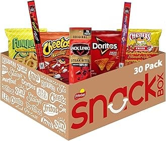Frito-Lay Chips and Jack Link's Meats Snack Mix Variety Pack, (Pack of 30)
