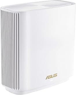 ASUS ZenWiFi Whole-Home Tri-band Mesh WiFi 6E System (ET9 1PK), Coverage up to 2,850 sq.ft, 7800Mbps, new 6GHz band, AiMesh, Lifetime Free Internet Security, Parental Control, EasySetup, Instant Guard