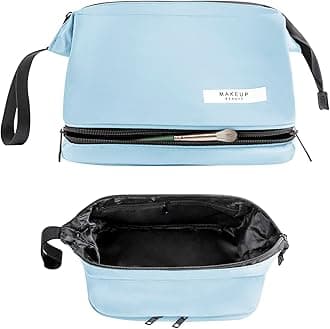 Queboom Travel Makeup Bag Cosmetic Bag Makeup Bag Toiletry bag for women and girls