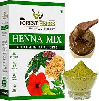 - Henna Powder (200 Grams) Enriched With Precious Herbals For Hair Growth, Colour & Conditioning