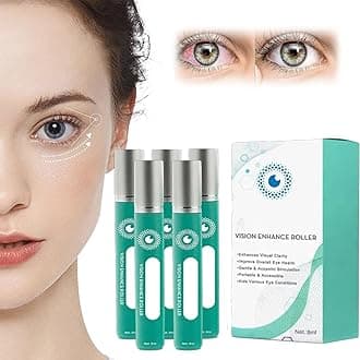 Medilisk - Vision Enhance Roller Medilisk, Medilisk Ophthalmic Vision Enhance Roller, Vision Enhance Roller Eye Massage Roller, Enhances Visual Clarity, Relieve Eye Strain, Relief Dry Dryness (5pcs)