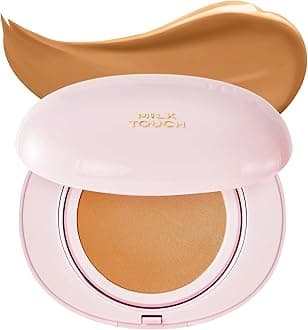milktouch Cushion Foundation, 24H Flawless Skin, Radiant Shine, No Oxidation, Long-Lasting, Non-Creasing, 60% Hydrating Skincare Infused Korean, Stocking Stuffers, Christmas Gifts (30N Hazel)